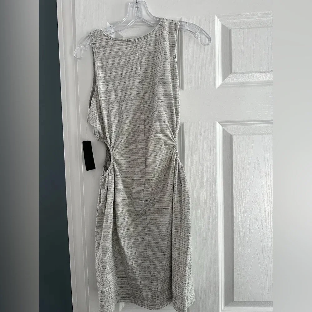 NWT - Caution To The Wind Sleeveless Cutout Dress, Gray - Medium - Picture 3 of 5